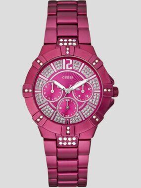Guess Vista W11624L4 Vibrant Pink/Fuchsia Lightweight Aluminum Watch